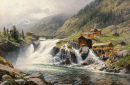 Norwegian Landscape with a Water Mill